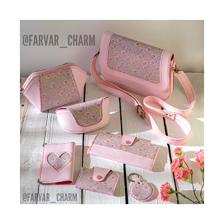 چرم فانتزی گل رز کد 31