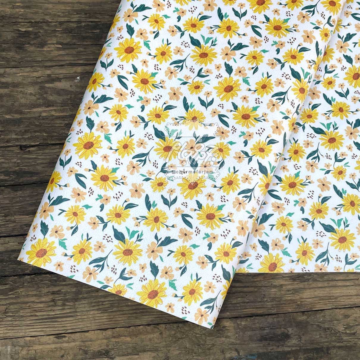 چرم فانتزی  طرح گل 247