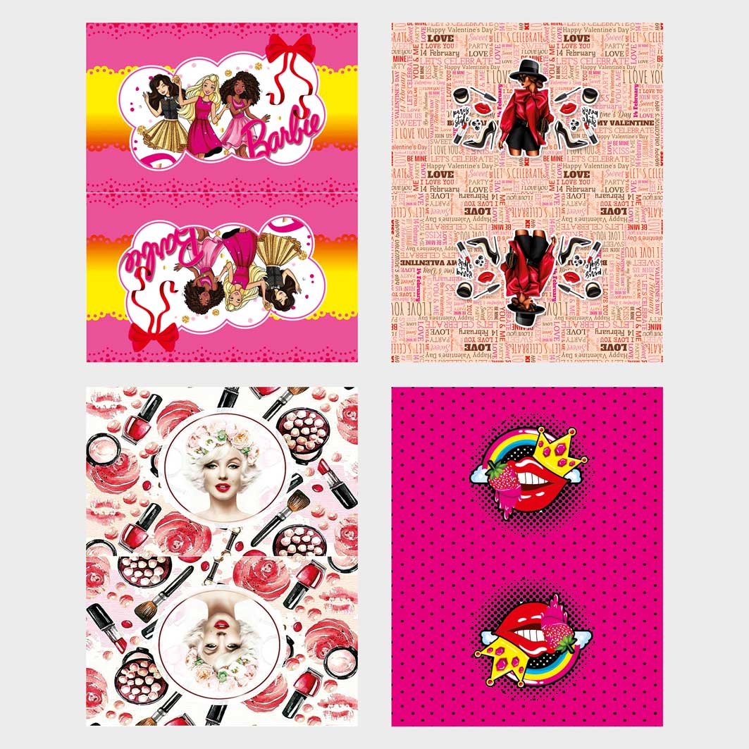 پک کیف لوازم آرایش 12 تایی کد 3