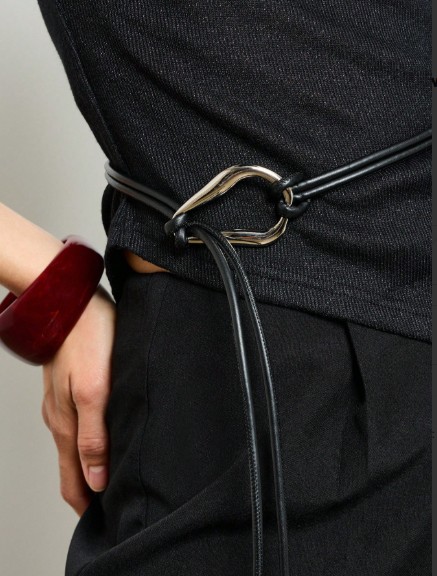 نوار قیطانی چرمی نازک 4 میل