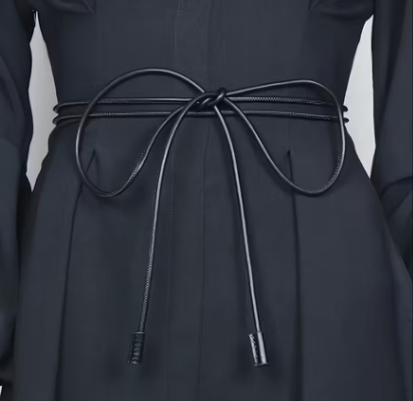 نوار قیطانی چرمی نازک 4 میل